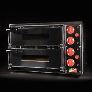 Pizzakemence 2 aknás, 2 db 34 cm