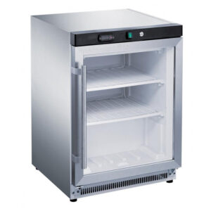 Üvegajtós hűtőszekrény - 200 literes