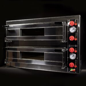 Pizzakemence 2 aknás, 6+6 db 32 cm