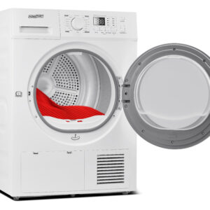 HOMEFORT HSZH81UW Hőszivattyús szárítógép, E Energiaosztály, 8 kg, Zajszint: 65 dB, Inverter motor nélkül - 3 év garancia