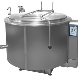 Elektromos üzemű főzőüst, érintőképernyővel – 400 liter